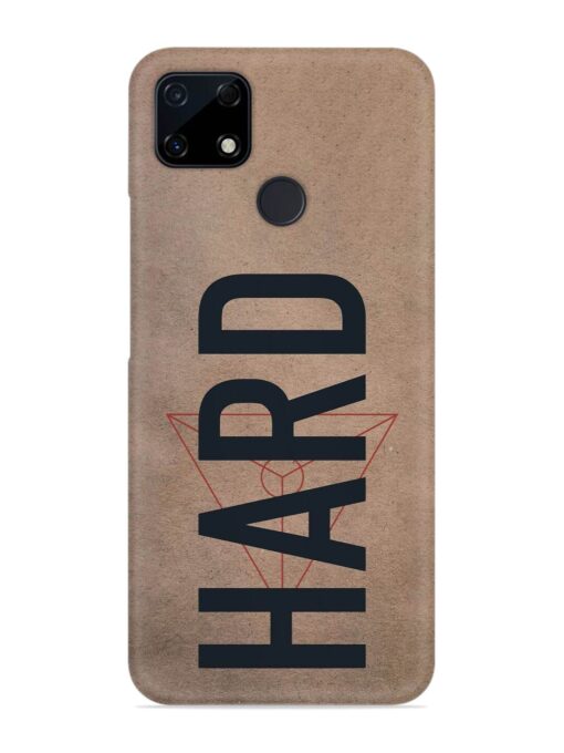 Hard Typo Snap Case for Realme Narzo 20