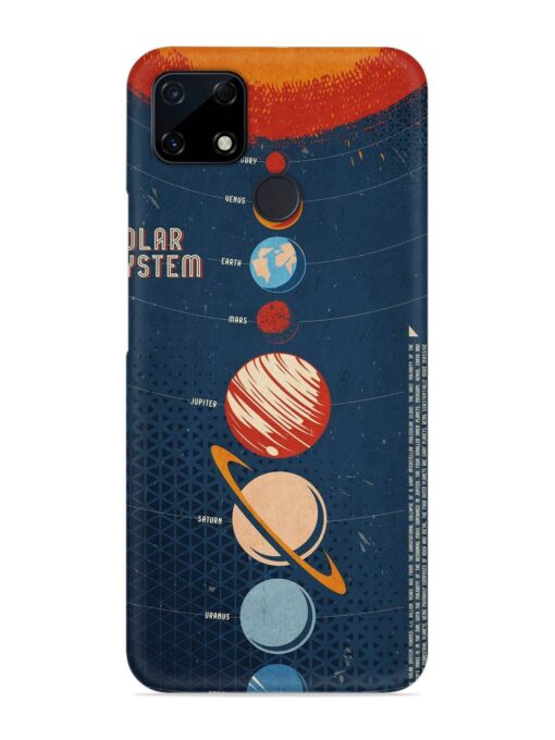 Solar System Vector Snap Case for Realme Narzo 20