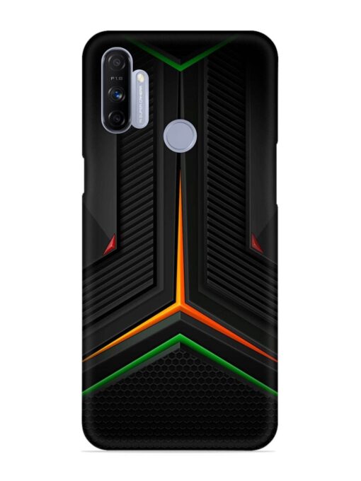 Orange Triangle Light Snap Case for Realme Narzo 20A