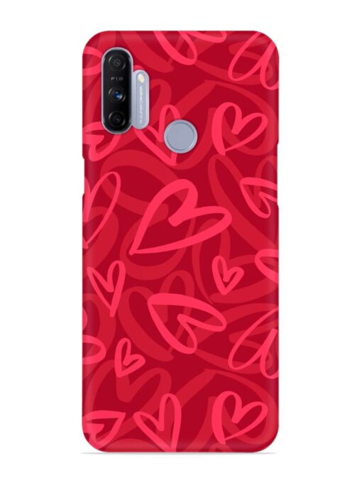 Seamless Romantic Pattern Snap Case for Realme Narzo 20A Zapvi