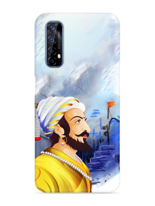 Shivaji Maharaj Color Paint Art Snap Case for Realme Narzo 20 Pro