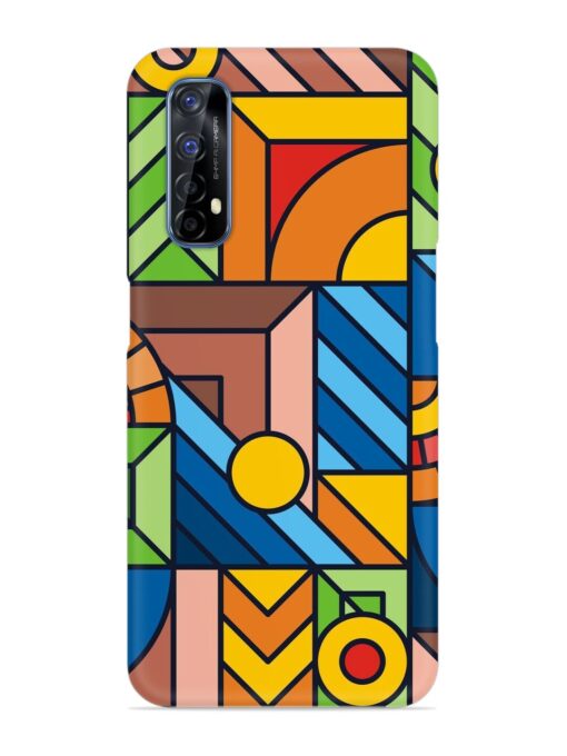 Colorful Geometric Snap Case for Realme Narzo 20 Pro