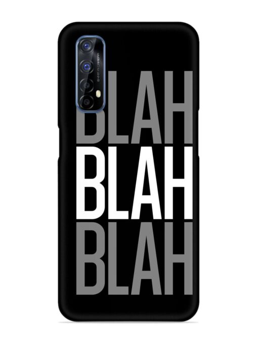 Blah Blah Blah Wallpaper Snap Case for Realme Narzo 20 Pro Zapvi