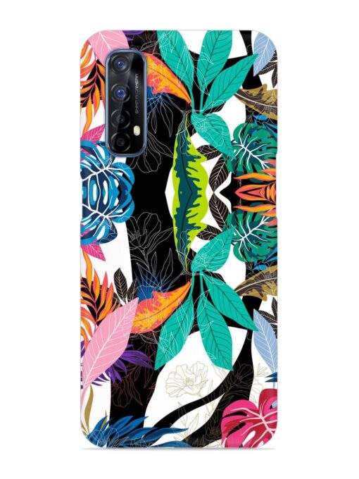 Floral Pattern Bright Snap Case for Realme Narzo 20 Pro