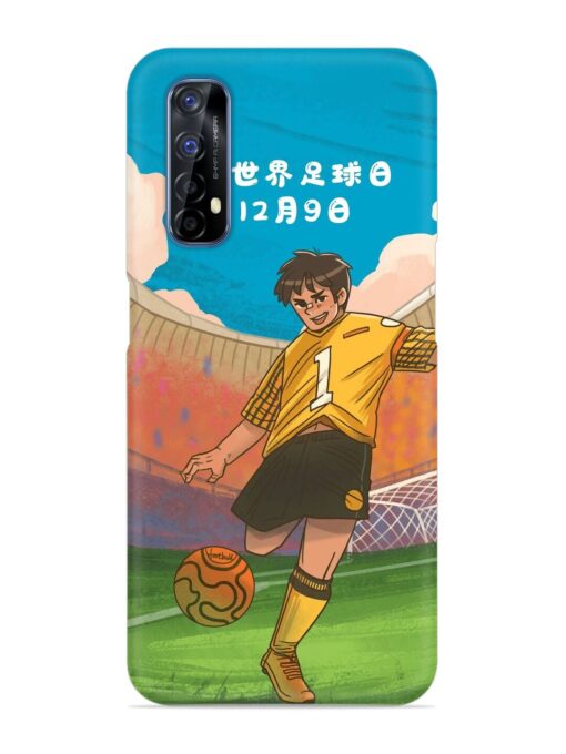 Soccer Kick Snap Case for Realme Narzo 20 Pro Zapvi