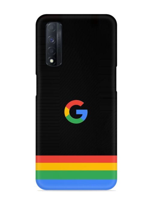 Google Logo Art Snap Case for Realme Narzo 30 (4G)