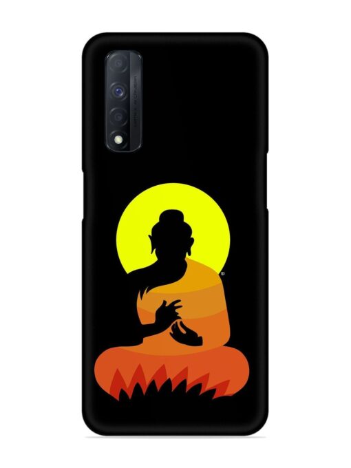 Buddha Art Black Snap Case for Realme Narzo 30 (4G)