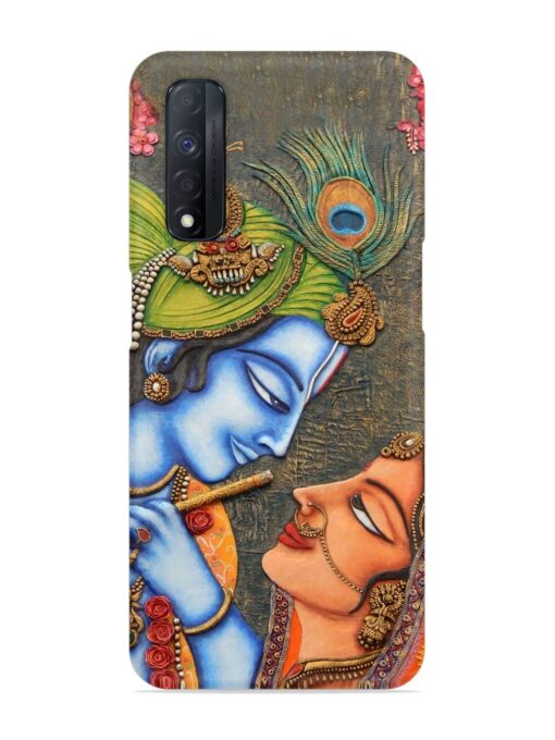 Lord Radha Krishna Flute Art Snap Case for Realme Narzo 30 (4G) Zapvi