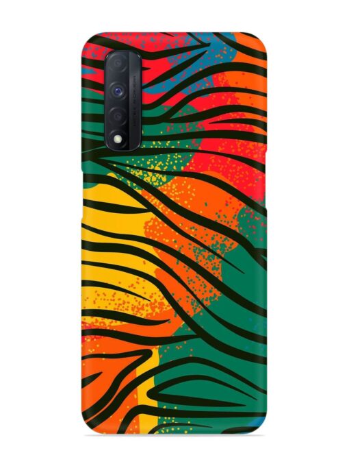 Bright Colorful Snap Case for Realme Narzo 30 (4G) Zapvi