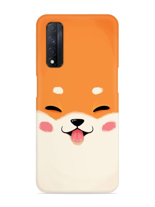 Happy Cat Art Snap Case for Realme Narzo 30 (4G)