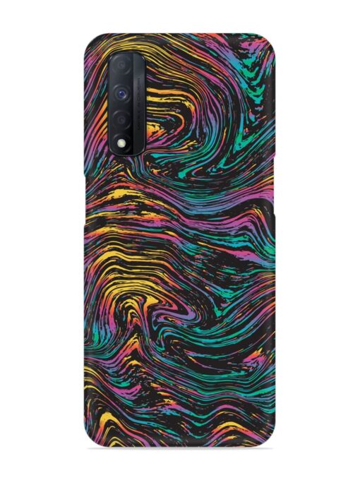 Abstract Liquid Colors Snap Case for Realme Narzo 30 (4G) Zapvi