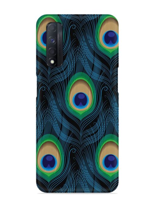 Seamless Pattern Peacock Snap Case for Realme Narzo 30 (4G)