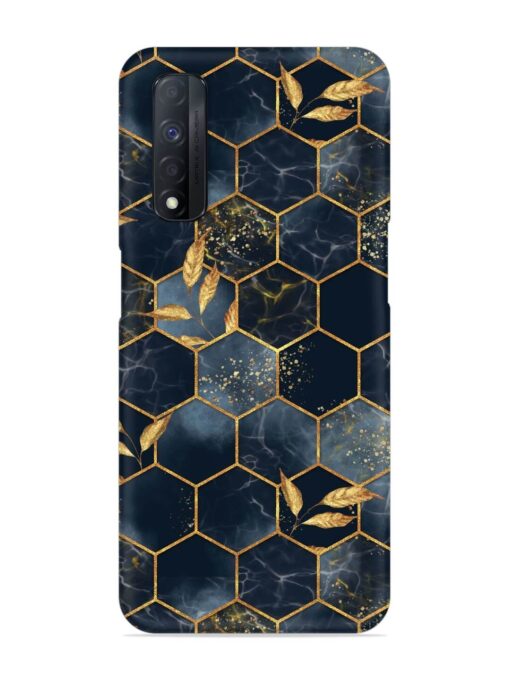 Marble Hexagon Seamless Snap Case for Realme Narzo 30 (4G) Zapvi