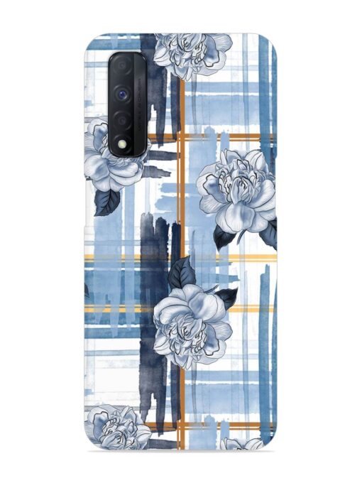 Watercolor Pattern Rose Snap Case for Realme Narzo 30 (4G) Zapvi