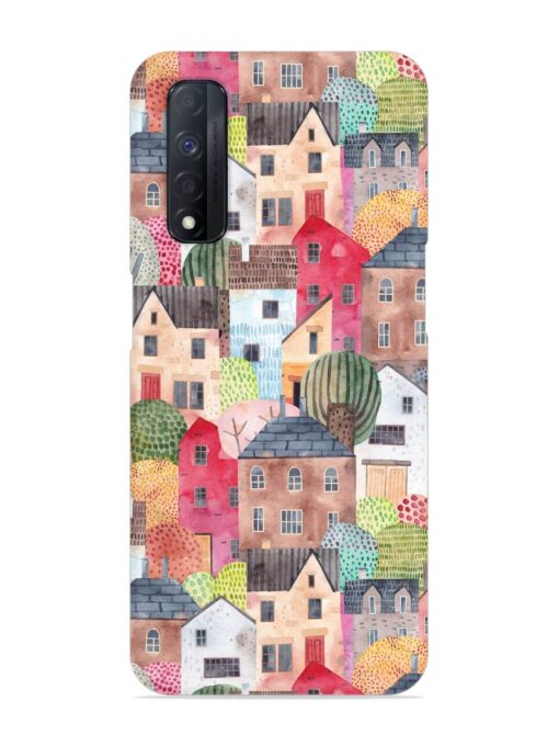 Abstract Seamless Pattern Snap Case for Realme Narzo 30 (4G) Zapvi