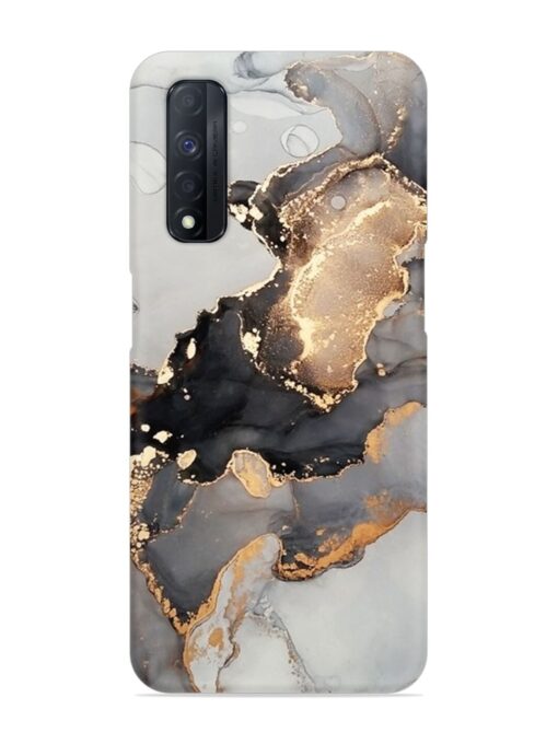 Luxury Abstract Fluid Snap Case for Realme Narzo 30 (4G) Zapvi