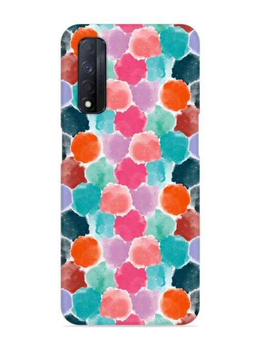 Colorful Seamless Pattern Snap Case for Realme Narzo 30 (4G) Zapvi