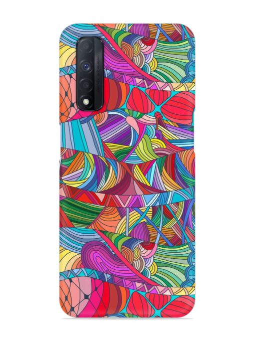 Seamless Patterns Hand Drawn Snap Case for Realme Narzo 30 (4G) Zapvi