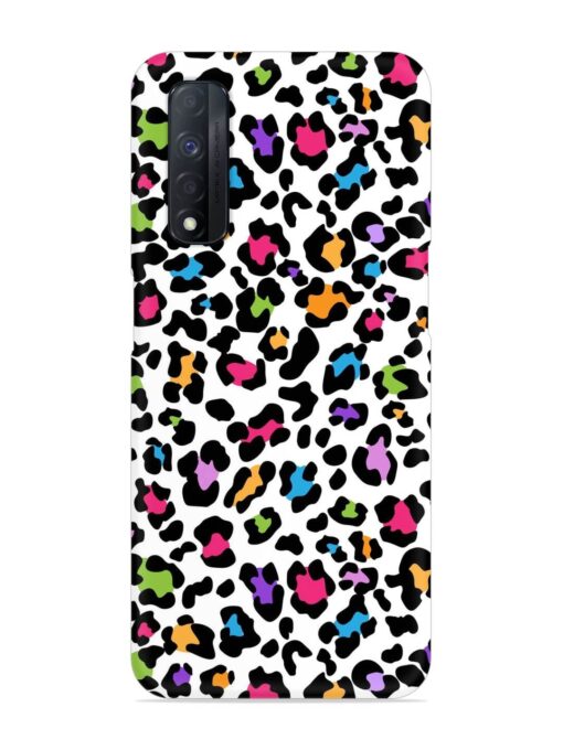 Seamless Leopard Pattern Snap Case for Realme Narzo 30 (4G) Zapvi