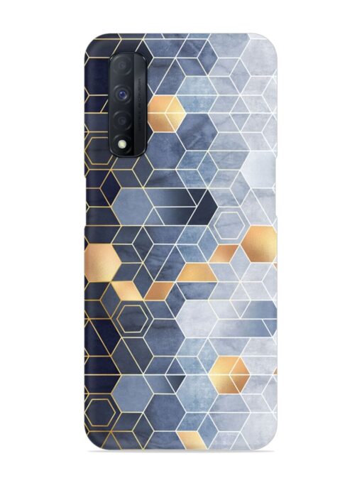 Geometric Abstraction Hexagons Snap Case for Realme Narzo 30 (4G)