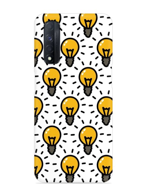 Light Bulb Seamless Snap Case for Realme Narzo 30 (4G)