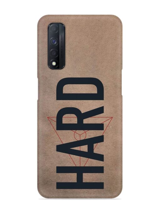 Hard Typo Snap Case for Realme Narzo 30 (4G)