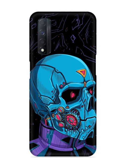 Skull Robo Vector Snap Case for Realme Narzo 30 (4G) Zapvi