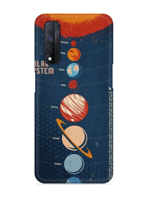 Solar System Vector Snap Case for Realme Narzo 30 (4G)