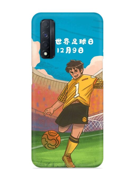 Soccer Kick Snap Case for Realme Narzo 30 (4G)