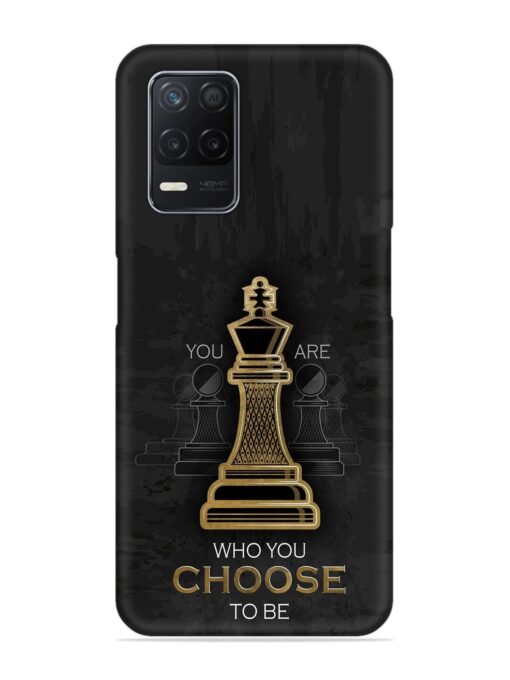 You Are Who Choose To Be Snap Case for Realme Narzo 30 (5G) Zapvi