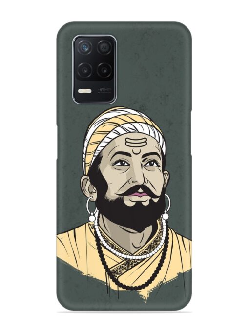 Shivaji Maharaj Vector Art Snap Case for Realme Narzo 30 (5G)