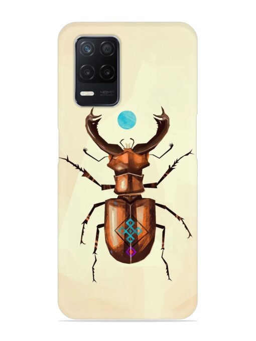 Stag Beetle Vector Snap Case for Realme Narzo 30 (5G) Zapvi