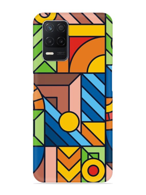 Colorful Geometric Snap Case for Realme Narzo 30 (5G)