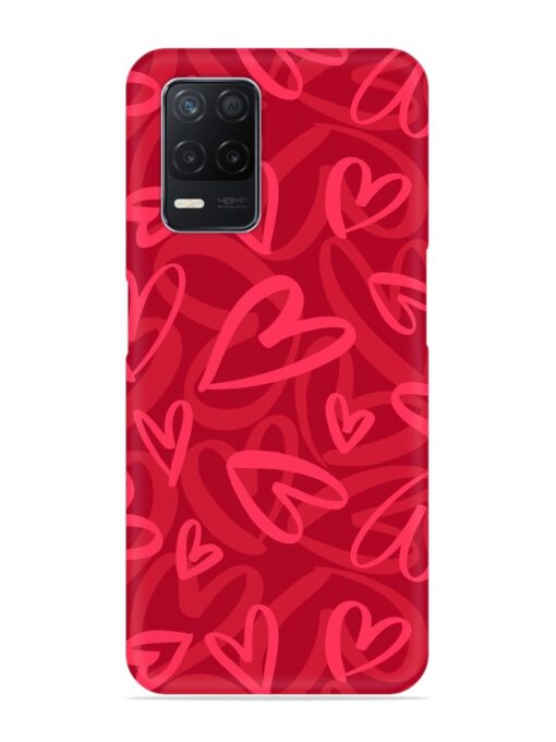 Seamless Romantic Pattern Snap Case for Realme Narzo 30 (5G)