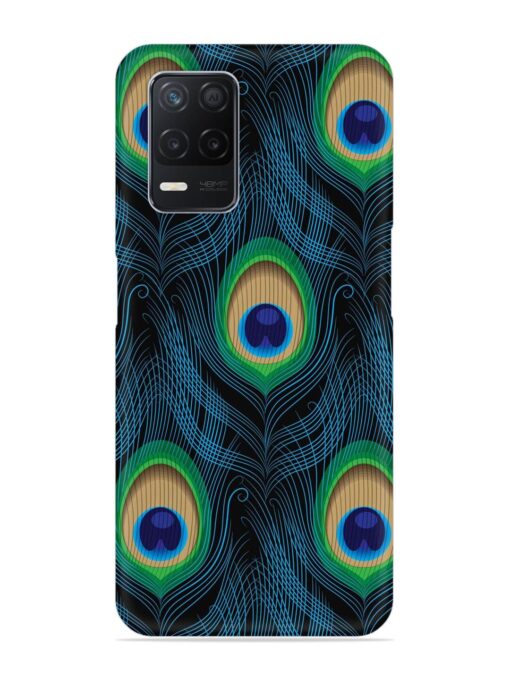 Seamless Pattern Peacock Snap Case for Realme Narzo 30 (5G)