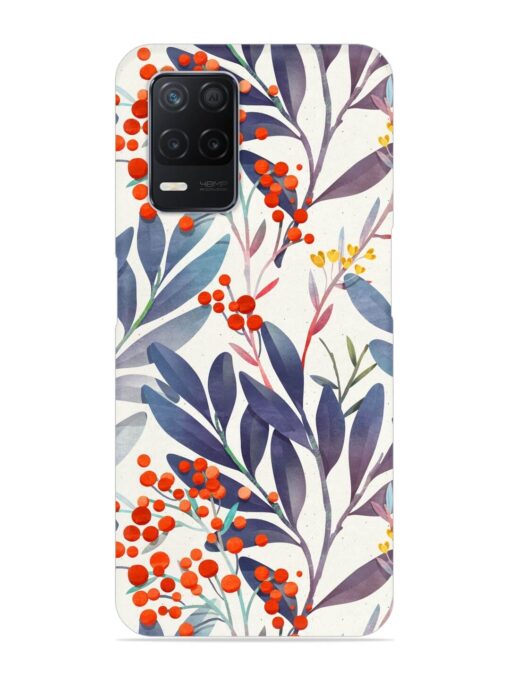 Seamless Floral Pattern Snap Case for Realme Narzo 30 (5G) Zapvi