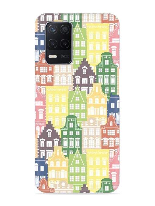 Seamless Shapes Pattern Snap Case for Realme Narzo 30 (5G) Zapvi