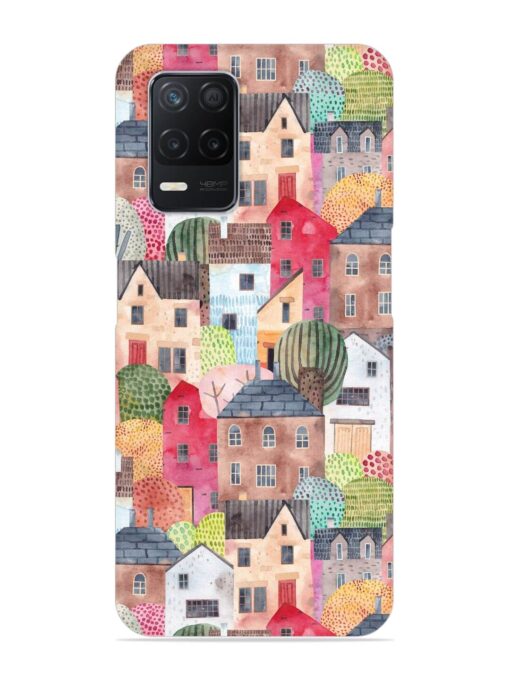 Abstract Seamless Pattern Snap Case for Realme Narzo 30 (5G) Zapvi