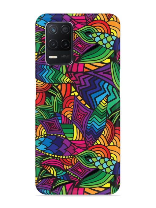 Abstract Multicolor Seamless Snap Case for Realme Narzo 30 (5G)