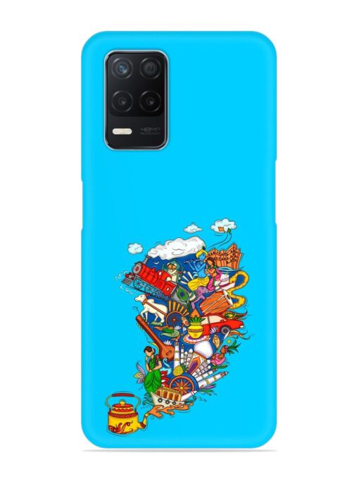 Vector Design Indian Snap Case for Realme Narzo 30 (5G)