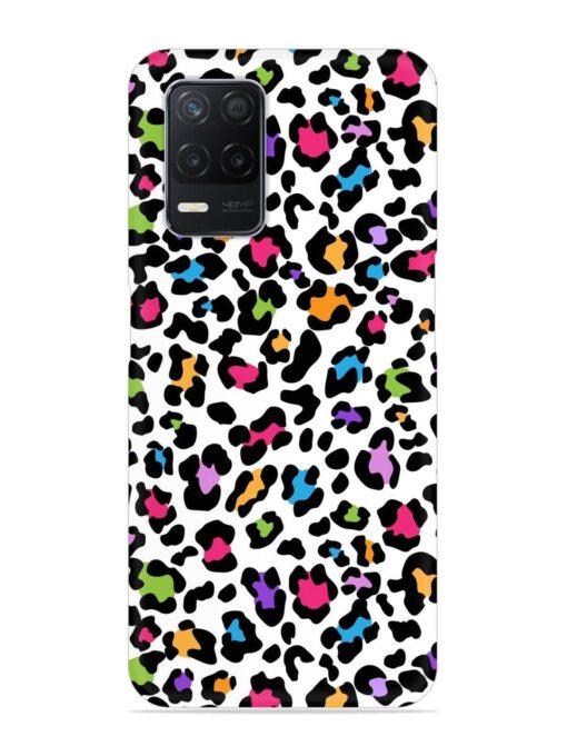 Seamless Leopard Pattern Snap Case for Realme Narzo 30 (5G)