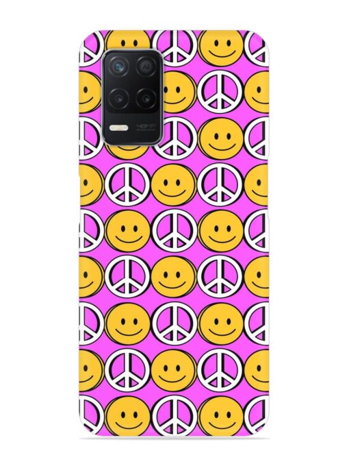 Smiley Face Peace Snap Case for Realme Narzo 30 (5G)