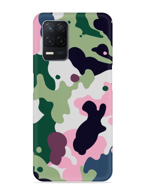 Seamless Funky Camouflage Snap Case for Realme Narzo 30 (5G) Zapvi