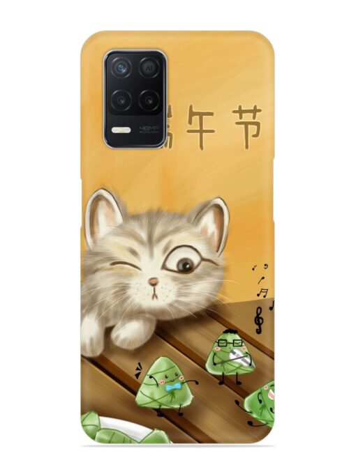 Cat Scorpion Dancing Snap Case for Realme Narzo 30 (5G) Zapvi