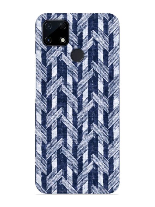 Abstract Herringbone Motif Snap Case for Realme Narzo 30A Zapvi