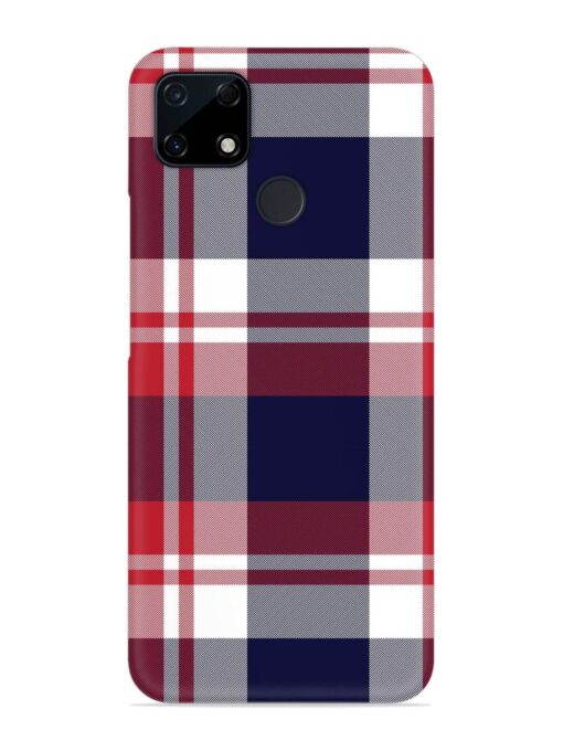 Classic Plaid Tartan Snap Case for Realme Narzo 30A Zapvi