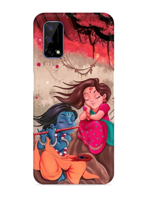 Radhe Krishna Water Art Snap Case for Realme Narzo 30 Pro (5G) Zapvi