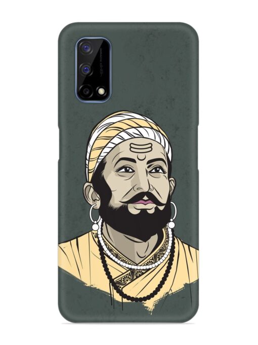 Shivaji Maharaj Vector Art Snap Case for Realme Narzo 30 Pro (5G)