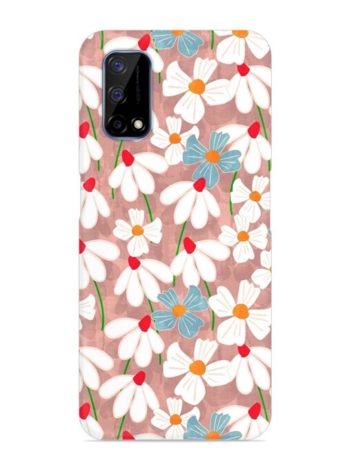 Abstract Petal Flowers Snap Case for Realme Narzo 30 Pro (5G) Zapvi