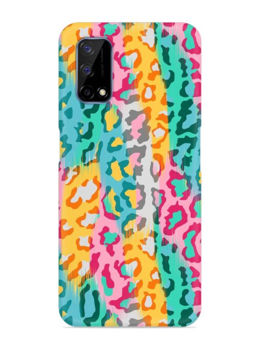 Seamless Vector Colorful Snap Case for Realme Narzo 30 Pro (5G) Zapvi